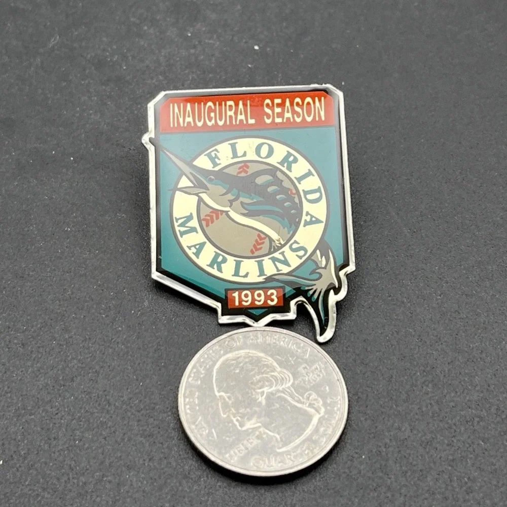 MLB Baseball Florida Marlins‎ Inaugural Year 1993 Lapel Hat Pin